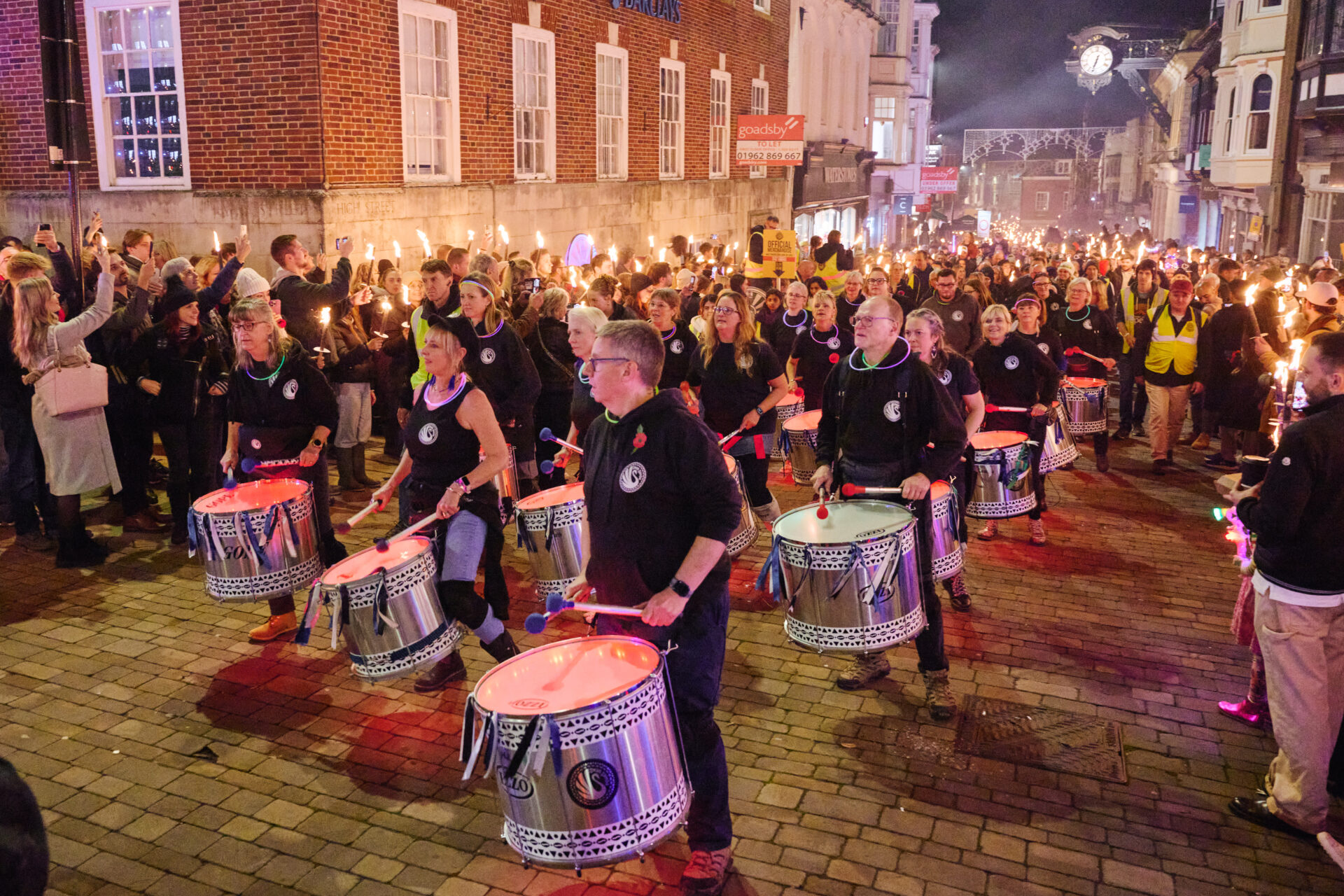 Swan Samba at Winchester Bonfire