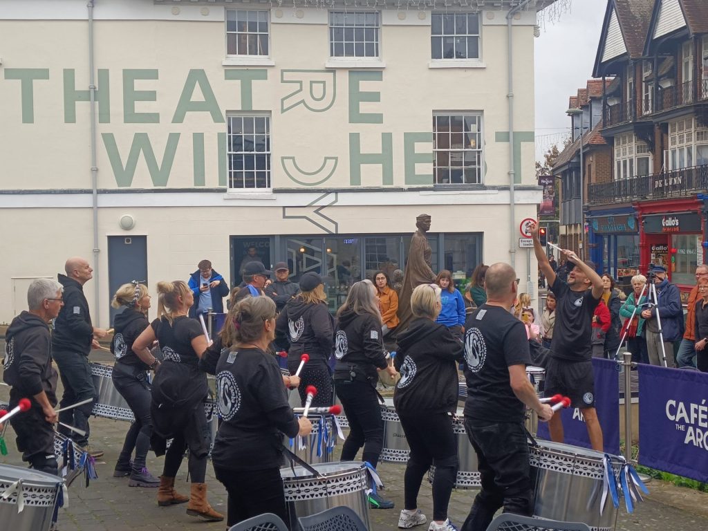 Drum for health at the Arc Winchester